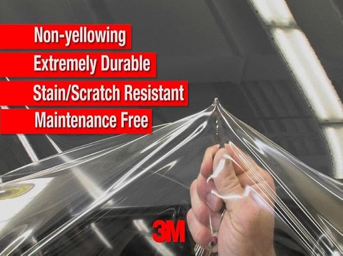 3M Paint Protection Film | Matte 200 Series PPF | 60in x 8ft (40 Sq/ft) | w/Free Instawraps Pro-Wrapping Glove