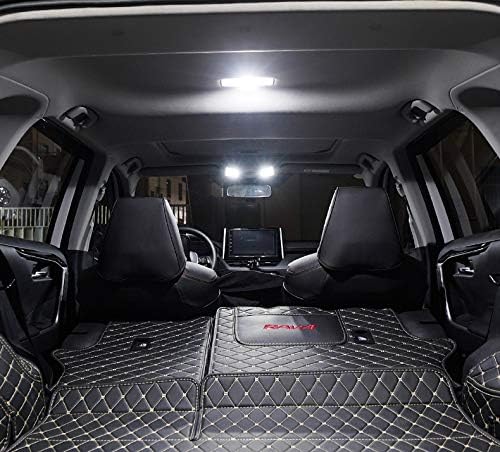 AWALITED 10pcs RAV4 Interior LED Lights Kit Super Bright LED Map Dome Light Bulbs for 2016 2017 2018 2019 2020 2021 Toyota RAV4 all models