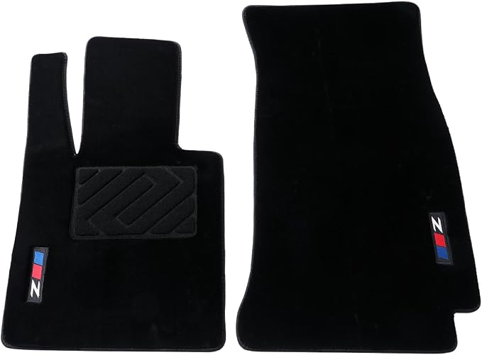 Custom Fit Wool Carpet Car Floor Mats for BMW Z4 E85 2002-2008 - High-Density Anti-Slip All-Weather Full Coverage Mats