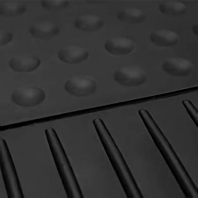 Car Floor Mats Custom Fit for Toyota Corolla Cross 2022-2025 (Not Fit Toyota Corolla) Black Rubber Auto Liner Mats All Weather Protection Odorless
