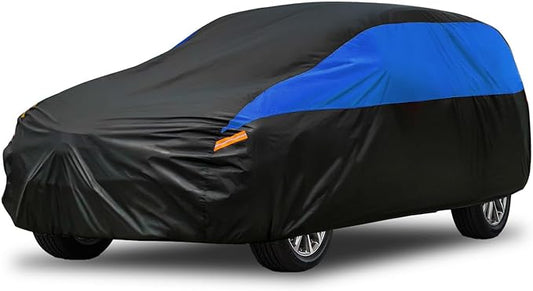 GUNHYI SUV Car Cover for Automobiles All Weather Waterproof, Universal Fit Kia Soul, Honda HRV/Element, Subaru CrossTrek, Hyundai Kona, Ford EcoSport, Jeep Renegade, Mazda CX-30 etc.