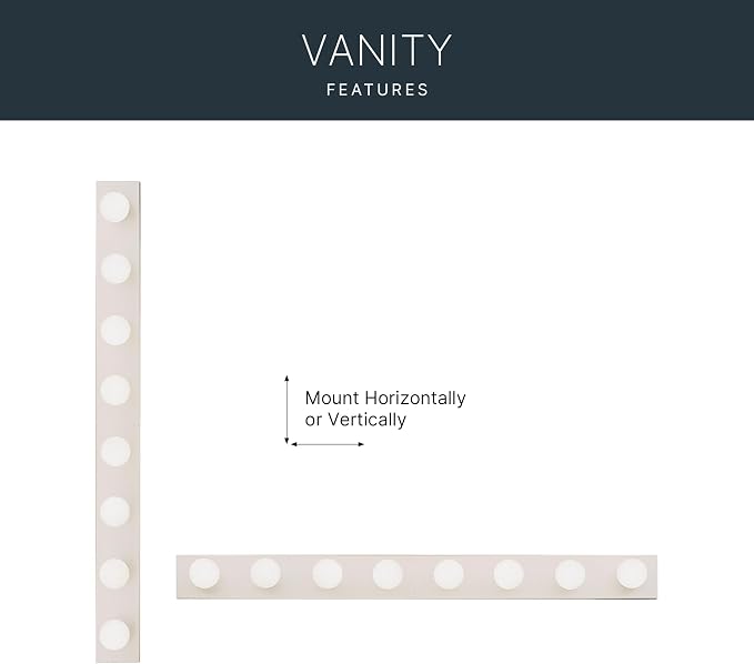 Kichler 8-Light Linear Bathroom Vanity Light Fixture, 48" Chrome Bath Bar for Mirror Lighting with 60W Medium Base Bulbs, Modern Transitional Style (48" W x 4.25" H x 2" D), 626CH