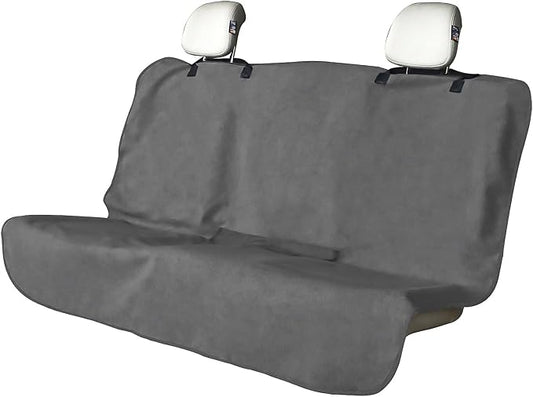 Waterproof Backseat Cover for Car Trucks Van SUV Jeep, Rear Bench Towel Seat Covers, Car Seat Protector for Gym Swimming, Universal Fits for Truck Van and SUV (Bench Grey)