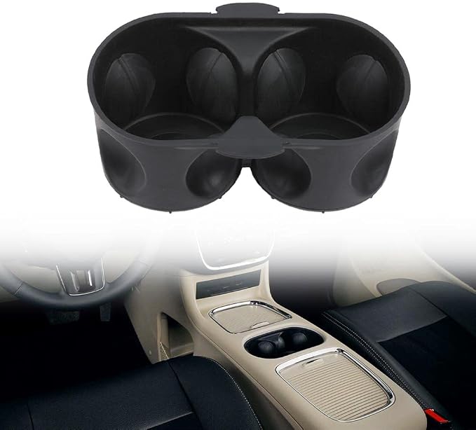 PIT66 Cup Holder Compatible with Chrysler Town & Country 2011 2012 2013 2014 2015 2016/ Dodge Grand Caravan 2011-2020 1WV70DX9AA