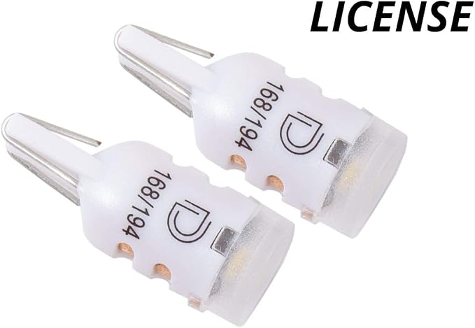 Diode Dynamics License Plate LEDs compatible with Ford F-150 2018-2024 (pair), 194 HP5 Pure White (5000K)