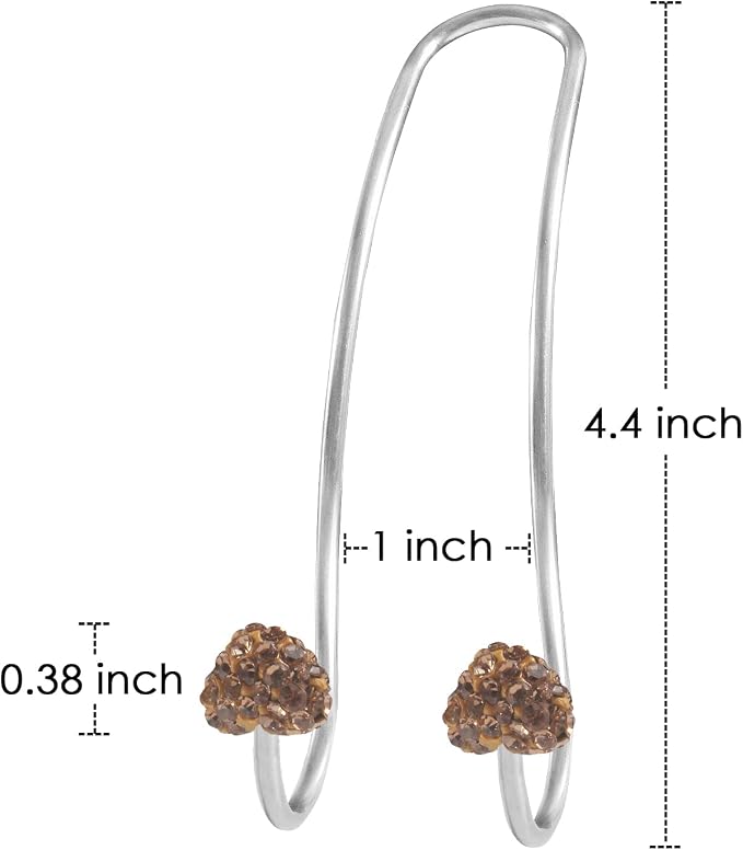 Guoord 【2026 Upgraded】 Car Headrest Hooks Decorations, 2 Pcs Bling Heart-Shaped Purse Hook Hangers, Auto Hooks Car Hangers and Durable Backseat Holder, Storage Universal for SUV Truck Vehicle（Gold）