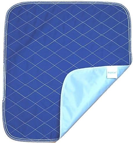 Waterproof Seat Pad, 20 x 22 Inch, Navy Blue | Washable, For Incontinence, Triple Layer Chair Cover Protector, 24 Ounce Absorbency, Seniors, Adult, Children, or Pet