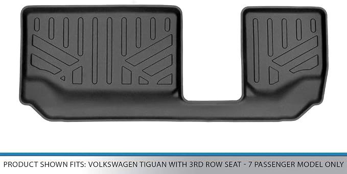 SMARTLINER Floor Mats 3rd Row Liner for 2018-2024 Volkswagen Tiguan