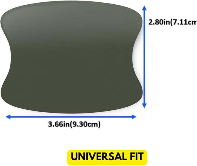 Door Handle Cup Protector 4-Pack Green Military Made with 3M