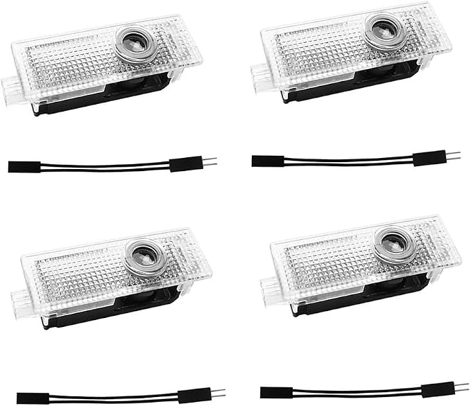 4pcs Door Lights, HD LED Projection Welcome Lights for 1/3/4/5/6/7/ Replaceable with X1/X2/X3/X4/X5/X6/X7/M/Z/GT, Performance Edition