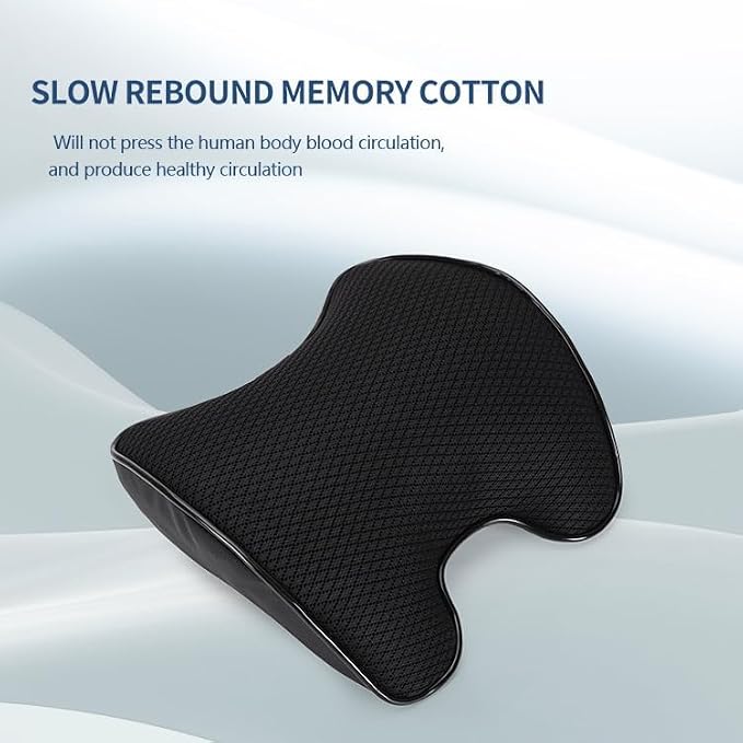 Car Neck Support Pillow Relieving Neck Fatigue Ergonomic Design | Neck Pillow for 100% Soft Memory Foam