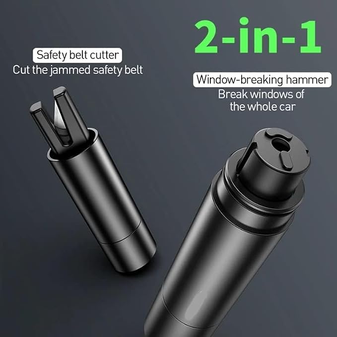 Car Window Breaker Tool,Car Window Breaker,Safe Hammer Car Window Breaker,Car Window Breaker and Seatbelt Cutter,Car Underwater Window Breaker,Car Hammer Seatbelt Cutter Window Breaker (Red+Black)