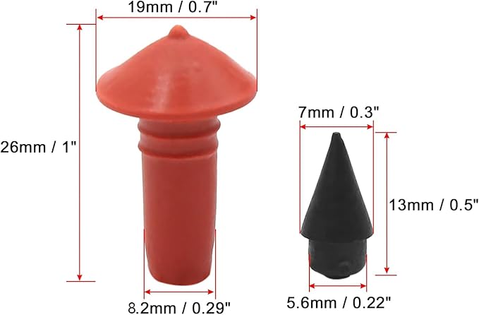 Tire Repair Kit, Tire Plug Kit Heavy Duty Professional, Deluxe Tubeless Tire Plugger Repair Kit with Mushroom Plug for Motorcycle, Truck, ARB, ATV, Tractor, RV, SUV, Trailer