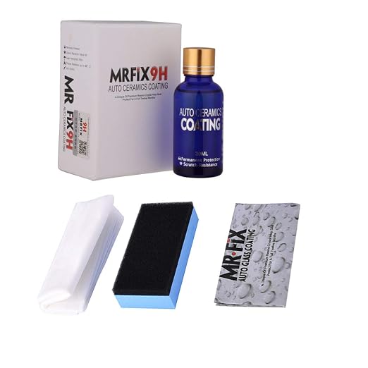 9H Ceramic Coating, Nano Ceramic Coating for Cars, High Gloss & Hydrophobic Paint Sealant Protection, 30ML