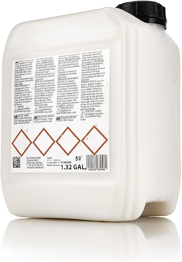 KOCHCHEMIE Koch-Chemie TS - Top Star - 5 Liter Interior Plastic and Vinyl Conditioner with UV Protection for Dash, Vinyl & Leather - Like New OEM Finish