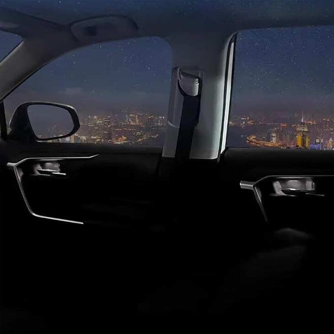 Car Door Handle Light White LED Ambient Light 12V Retrofit Upgrade Door Handle Light Small Size Easy Installation Universal Small Car Ship Use (4PCS)