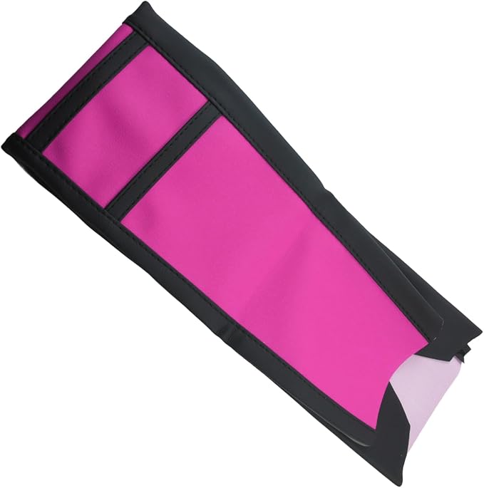 Universal Motorcycle Seat Cover Non-Slip Suitable Rubber Striped Seat Covers Soft for CRF150F CRF230F CRF250F CRF 150F 230F 450F 450R 250R Dirt Pit Bike Motocross Motorbike Off Road (Pink)