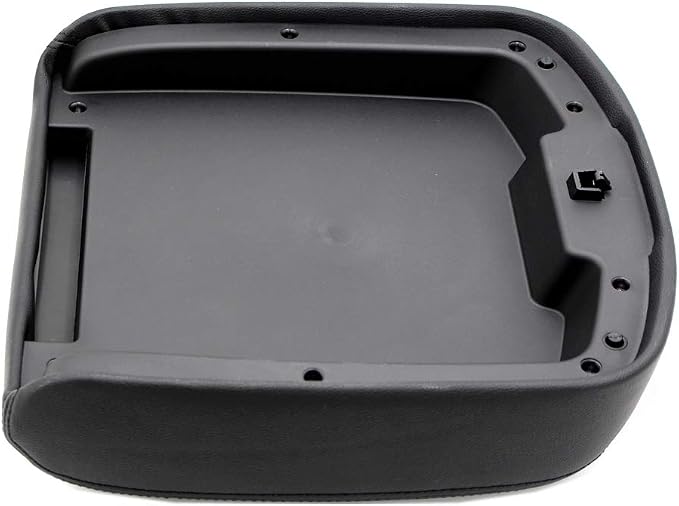 Black Armrest Cover Center Console Lid for Chevy Avalanche Silverado Tahoe GMC Yukon XL Sierra 2007-2013