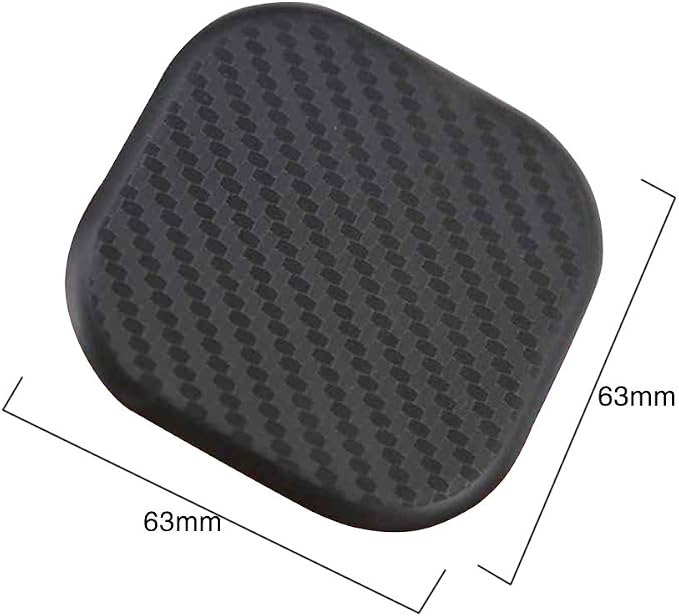 2 Pcs 2.5 * 2.5" inch Car Interior Accessories Anti Slip Cup Mat Cup Holder Insert Coaster,Square