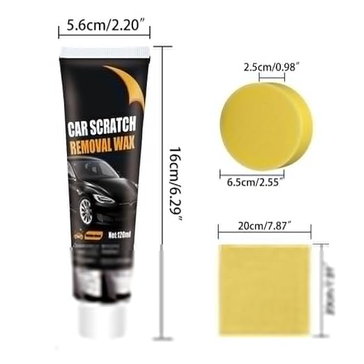2026 New Scratch Remover for Vehicles, Upgrade Car Scratch Repair Paste Car Scratch Remover Kit, Car Scratch Remover Kit with Wipe Sponge for Car Vehicles Deep Scratches (2)