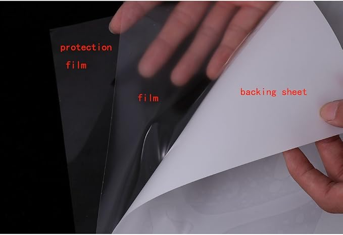 HOHOFILM Gloss Clear Car Paint Protective Film Self Adhesive TPU PPF Vinyl Wrapping Film Auotomobile Protection Vinyl,5ft x 3.2ft Roll