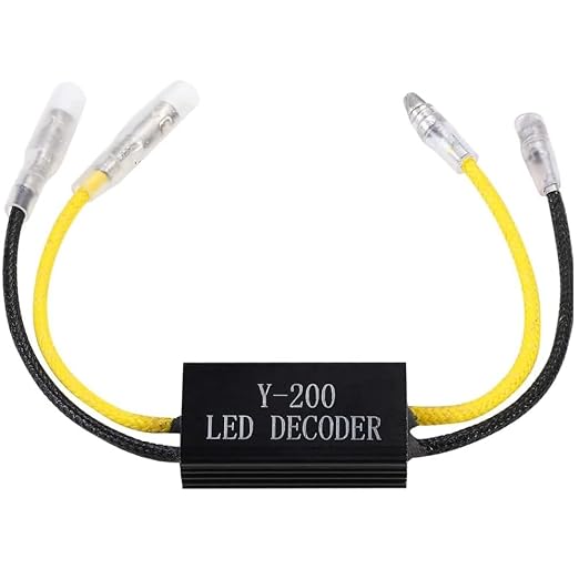 4 Pcs Motorcycle LED Turn Signal Decoder Load Resistors, 10W 10Ω Flash Fix Error, Indicator Error Canceller for Scooter, Plug-and-Play Bullet Connectors, Anti-Corrosion Aluminum Housing