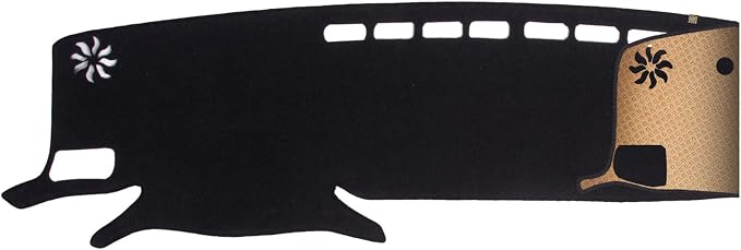 Dash Cover, Anti-Glare, Sun Protection, Dustproof, UV-Proof, Dashboard Covers, Interior Car Accessorie Fit for 2020 2021 2022 2023 2024 to-yota Highlander (Not Fit w/HUD Models), Black