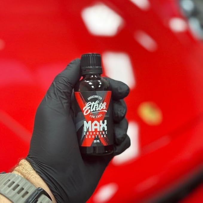 Graphene MAX Coating - Heavy Duty Protection - Graphene Ceramic Coating | 7+ Years Of Protection | Incredible Hydrophobic - Perfect for Daily Drivers (1-30ML Bottle & Prep Kit)