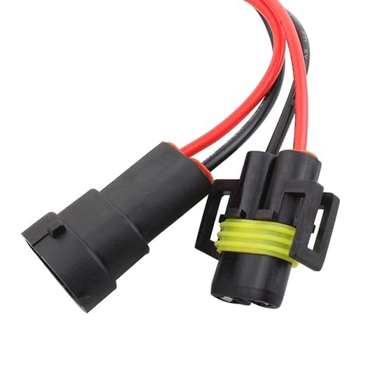 O-NEX LED Load Resistor Kit 50W 8ohm Headlight Bulb Relay Harness Adapter Anti Flicker Error Decoder Warning Canceller - H11 (H8, H9)