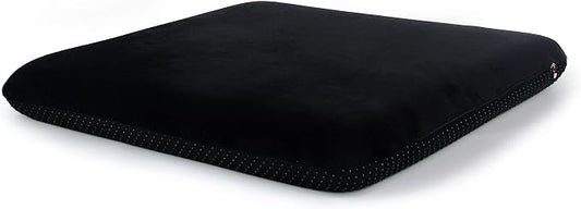 Sigmat Recliner Cushion for Elderly with Memory Foam 20x20x3 Inches Large Square Seat Cushion for Recliner Chair, Floor Pillow, Truck Seat Cushion Black