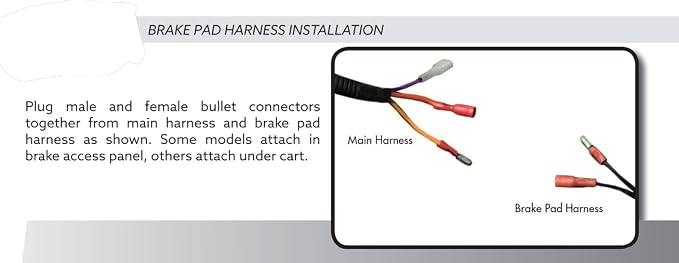Dr.Acces Golf cart Light Wire Upgrade Harness for Club Car DS/EZGO TXT RXV Yamaha with 9 pin Plug