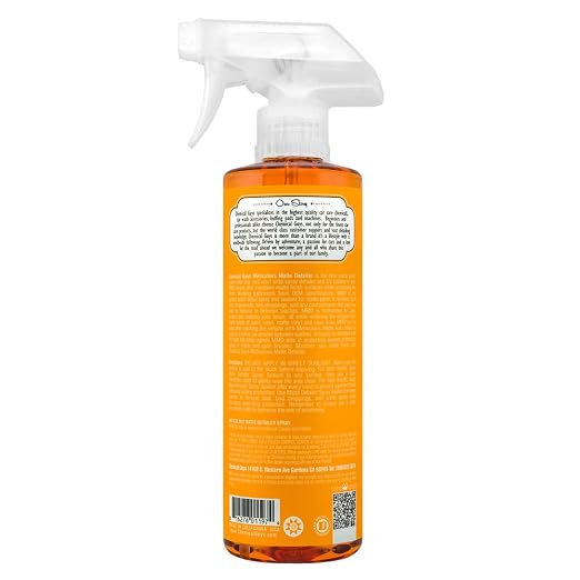 Chemical Guys, Meticulous Matte & Satin Finish Detailer & Sealant, 16 oz | Quick detailer for satin and matte finishes and vinyl wraps, cleans streak-free without adding unwanted gloss