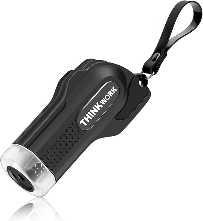 THINKWORK Instant Window Breaker & Seatbelt Cutter - Car Safety Hammer with Tungsten Steel Tip, Emergency Escape Tool for Vehicle Accidents/Home Fires/Office Lockdowns/School Emergencies