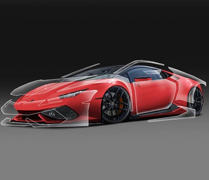 VViViD Clear Gloss Paint Protection Bulk Vinyl Wrap Film 4" x 120" Including 3M Squeegee and Black Felt Applicator