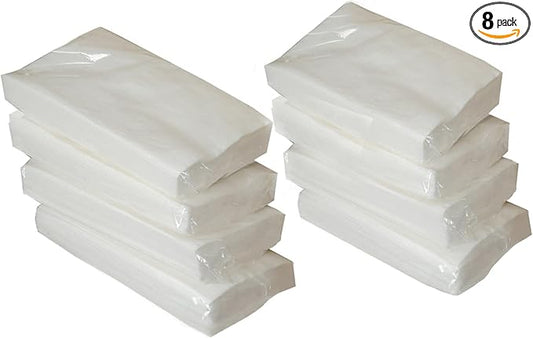 BANCHELLE Auto Visor Tissue Refills Paper | 2-Ply, 8 Bags 50 Sheets/Bag, for Car Tissue Holder