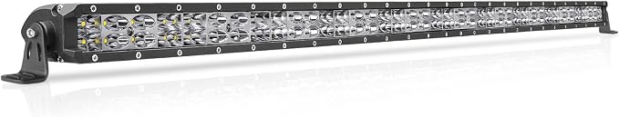 42" LED Light Bar 360W Super Slim Dual Row Offroad Driving Light | Slim Single Row Structure, Spot Flood Combo Roof Hood Bumper Light Bar for Trucks Pickup UTV SUV Can-am Toyota Bronco