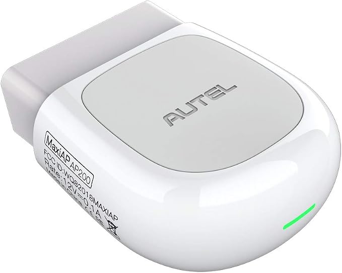 Autel AP200(HT200) Bluetooth OBD2 Scanner, Code Reader with Full Systems Diagnoses and 19 Service Functions, Mini Size Version of MK808 Diagnostic, Vehicle Scan Tool for iPhone & Android Devices