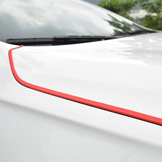 Garneck 10m(32ft) Car Door Edge Guards Rubber U Shape Edge Trim Seal Strips Protector Car Door Edge Protection for Car Auto Vehicle 10M