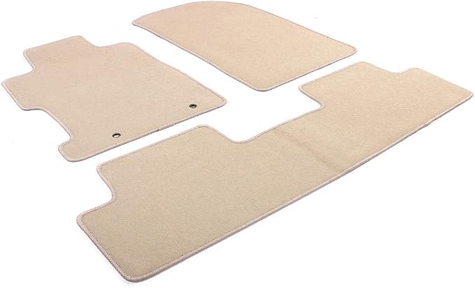 Fit 2006-2011 Honda Civic Floor Mats Nylon Beige | IKON MOTORSPORTS, Floor Mats Carpet Front & Rear 3PC, 2007 2008 2009 2010