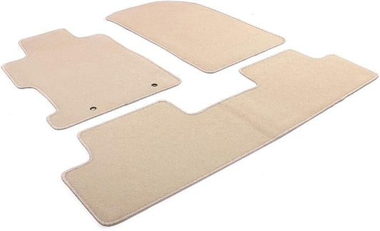 Fit 2006-2011 Honda Civic Floor Mats Nylon Beige | IKON MOTORSPORTS, Floor Mats Carpet Front & Rear 3PC, 2007 2008 2009 2010