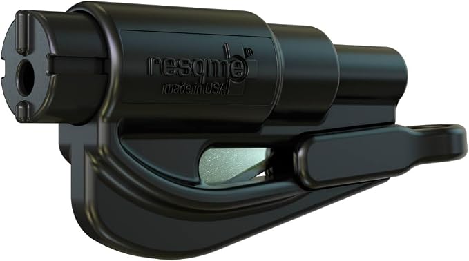 resqme The Original Compact Emergency Keychain Car Escape Tool, Seatbelt Cutter and Window Breaker, Made in USA, Pack of 2