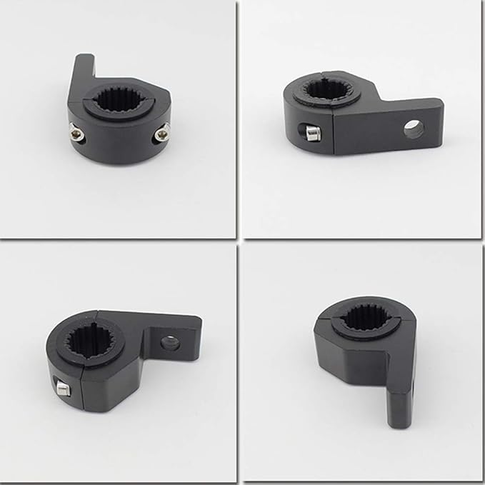 Motorcycle Bull Bar Mounting Bracket 2PCS Horizontal Light Mount Clamp Kit for 0.75" /0.87"/1.1"/1.25" Tubes fit for LED Driving Lights, Spotlights Fits Truck, ATV, & Motorcycle Crash Bars