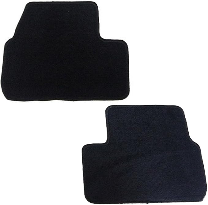 Fit 2008-2017 Mitsubishi Lancer Floor Mats Nylon Black | IKON MOTORSPORTS, 4Dr Factory Fitment Car Floor Mats Front & Rear Nylon 2009 2010 2011 2012 2013 2014 2015 2016