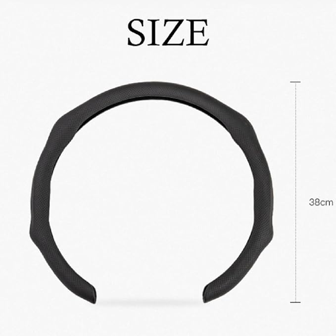 Breathable Non-Slip Ultra-Thin Steering Wheel Cover,Car Steering Wheel Cover Wheel Cover Protector,Atmungsaktive, rutschfeste und ultradünne Lenkradabdeckung