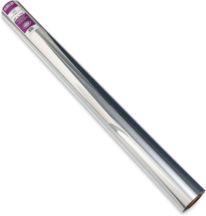 Grafix Dura-Lar 0.005" Film, Ultra Clear, Glossy 40" x100', Material, Mylar/Acetate Alternative for, Blank Stencils and Templates, Protection, Transparencies, Windows, Arts and Crafts, Roll