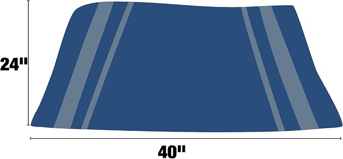 Premium XL Car Drying Towel 40"x24" - 1300 GSM Car Towel, 4-Pack (Navy) | Extra Large Professional Drying Towels Car Detailing, Double Twisted Loop Super Absorbent Microfiber Drying Towels for Cars