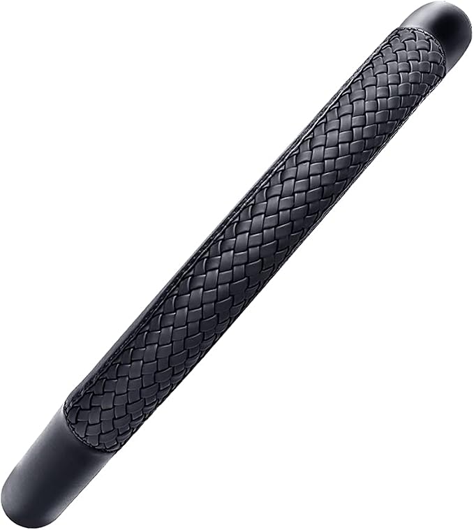 Flying Banner car Steering Wheel Cover Faux Leather Massage Universal fit 3D Honeycomb Hole Anti-Slip Sporty 15 Inches (Sliod Black Woven)
