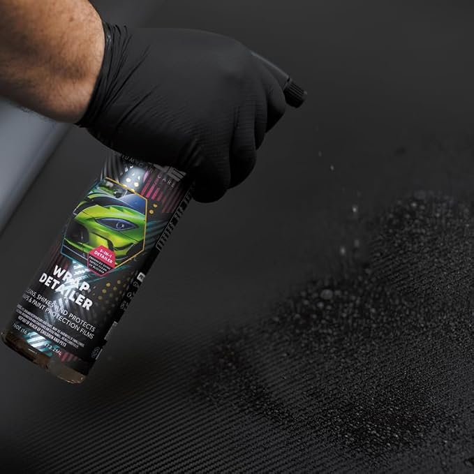 Proje Wrap Detailer - Professional Car Wrap Quick Detailer - Works on Gloss, Satin, & Matte Finishes - Cleans, Hydrates, & Protects Vinyl, Graphics, Clear Bra, & Paint Protection Film - 16 Fl Oz