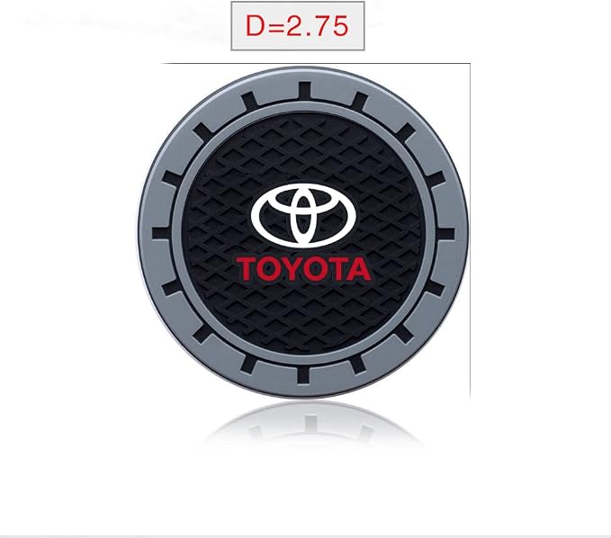 Car Cup Holder Coaster Compatible with Toyota Avalon Camry Prius Avalon Corolla RAV4 Highlander, Auto Cup Holder Insert Coaster, 2PCS