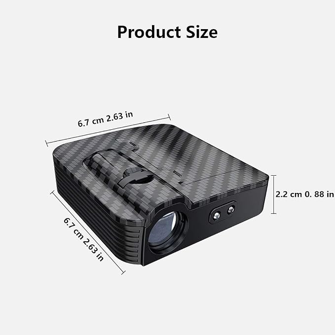 LZLRUN 4Pcs Custom Logo Projector Car Door Step Courtesy Welcome Lights | Custom photo/text/pattern, wireless no wiring, auto on/off, smart light sensing, carbon fiber shell, fits most cars